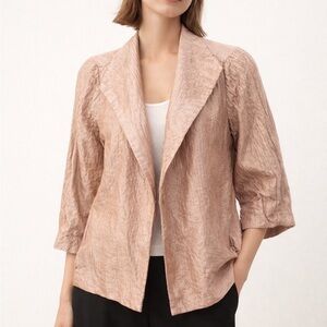 ✨ Eileen Fisher 100% Silk Blazer | Women’s Size Small ✨